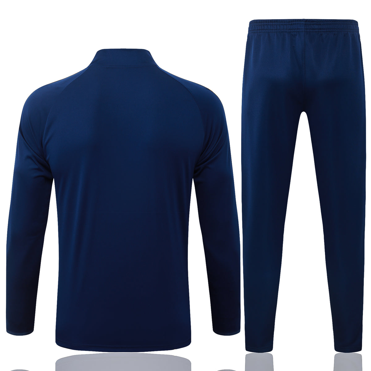 2026-27 Real Madrid Deep Blue Half Zip Training Suit Adults Or Children