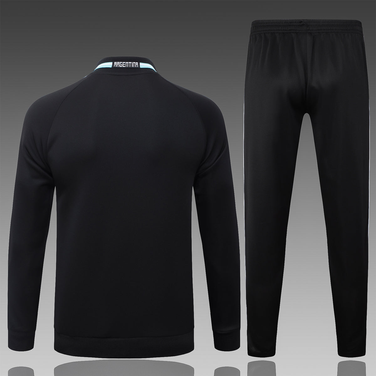 2026 Argentina Black Full Zip Training Suit Adults Or Children
