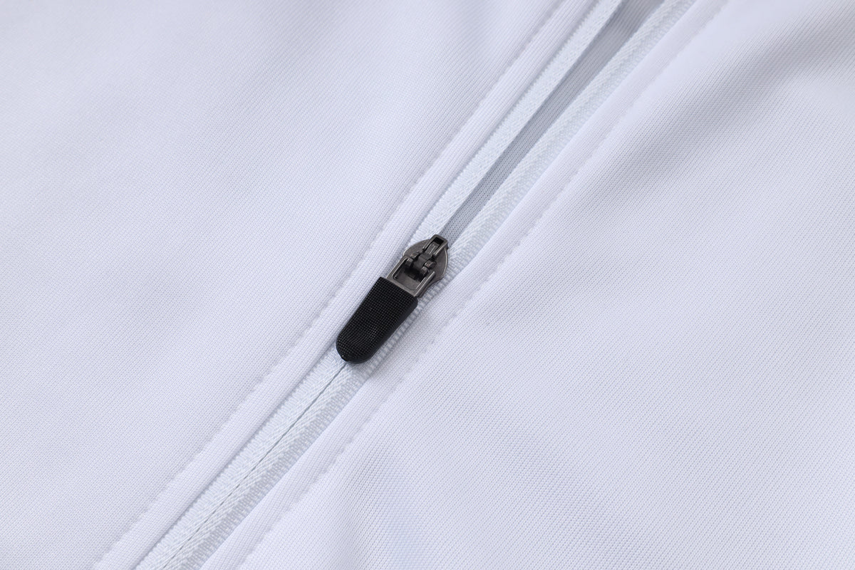 2026-27 Paris Jordan White Full Zip Training Suit Adults Or Children