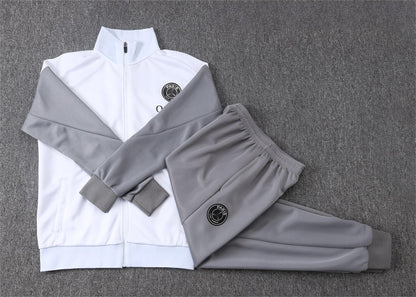 2026-27 Paris Jordan White Full Zip Training Suit Adults Or Children