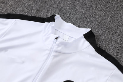 2026-27 Paris White Half Zip Training Suit Adults Or Children