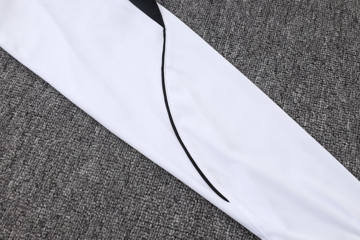 2026-27 Paris White Half Zip Training Suit Adults Or Children
