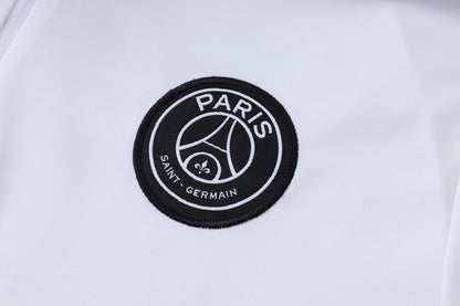 2026-27 Paris White Half Zip Training Suit Adults Or Children