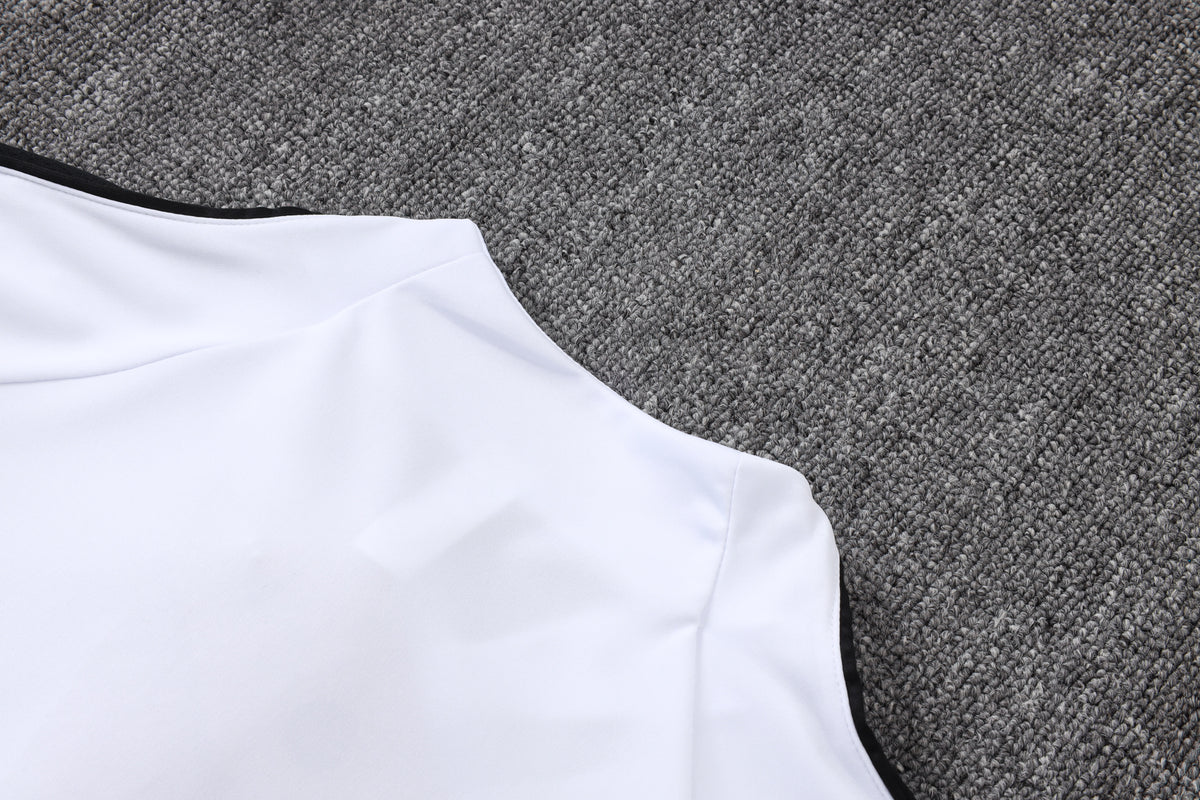 2026-27 Paris White Half Zip Training Suit Adults Or Children