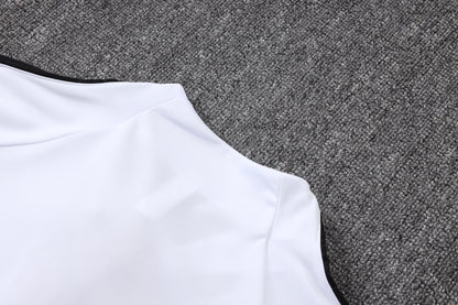 2026-27 Paris White Half Zip Training Suit Adults Or Children