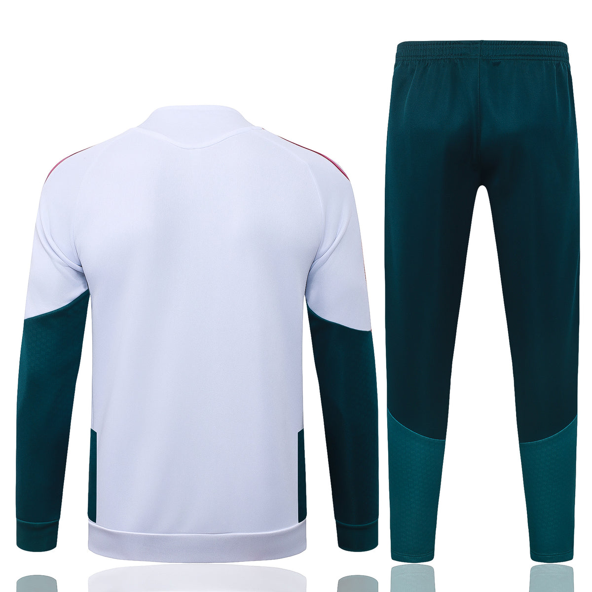 2026-27 Real Madrid White Rose Red Full Zip Training Suit Adults Or Children