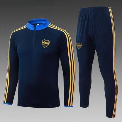 2026-27 Boca Juniors Blue Half Zip Training Suit Adults Or Children