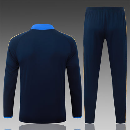 2026-27 Boca Juniors Blue Half Zip Training Suit Adults Or Children
