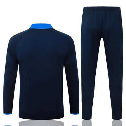 2026-27 Boca Juniors Blue Half Zip Training Suit Adults Or Children