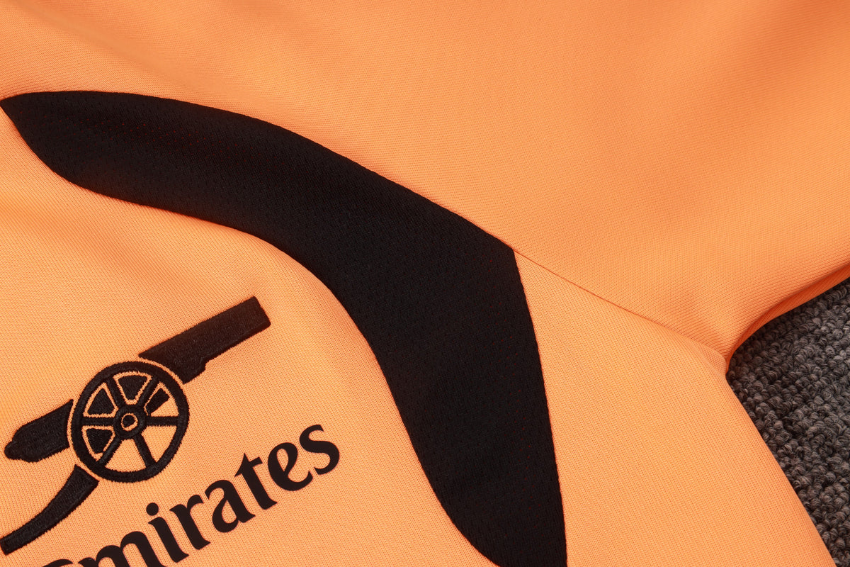 2026-27 Arsenal Orange Full Zip Training Suit Adults Or Children