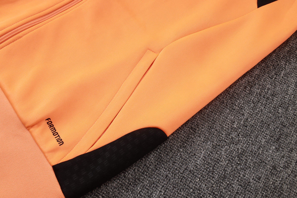 2026-27 Arsenal Orange Full Zip Training Suit Adults Or Children