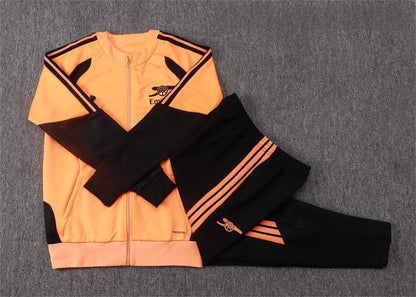 2026-27 Arsenal Orange Full Zip Training Suit Adults Or Children