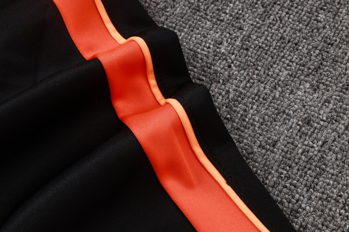 2026 Netherlands Black Full Zip Training Suit Adults Or Children