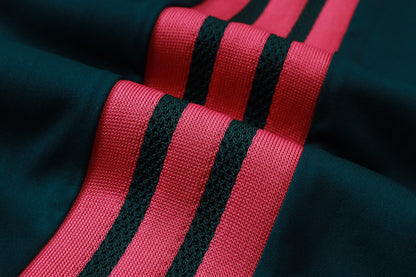 2026-27 Real Madrid Dark Green Half Zip Training Suit Adults Or Children