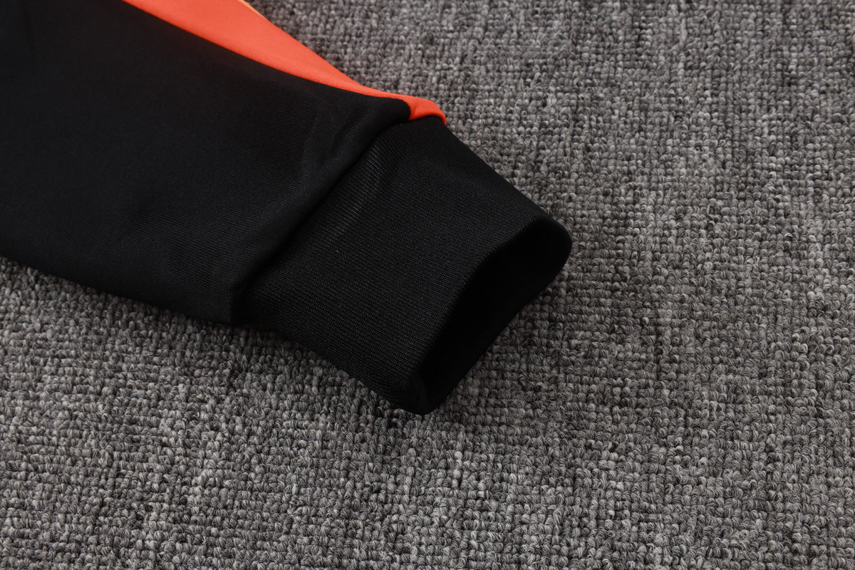 2026 Netherlands Black Full Zip Training Suit Adults Or Children