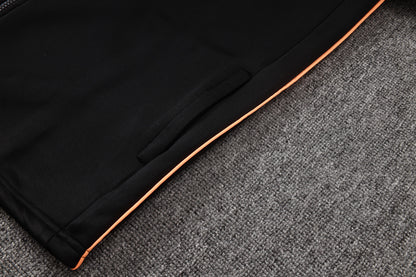2026 Netherlands Black Full Zip Training Suit Adults Or Children
