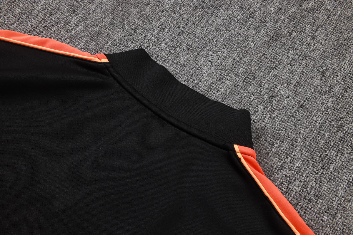 2026 Netherlands Black Full Zip Training Suit Adults Or Children