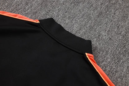 2026 Netherlands Black Full Zip Training Suit Adults Or Children