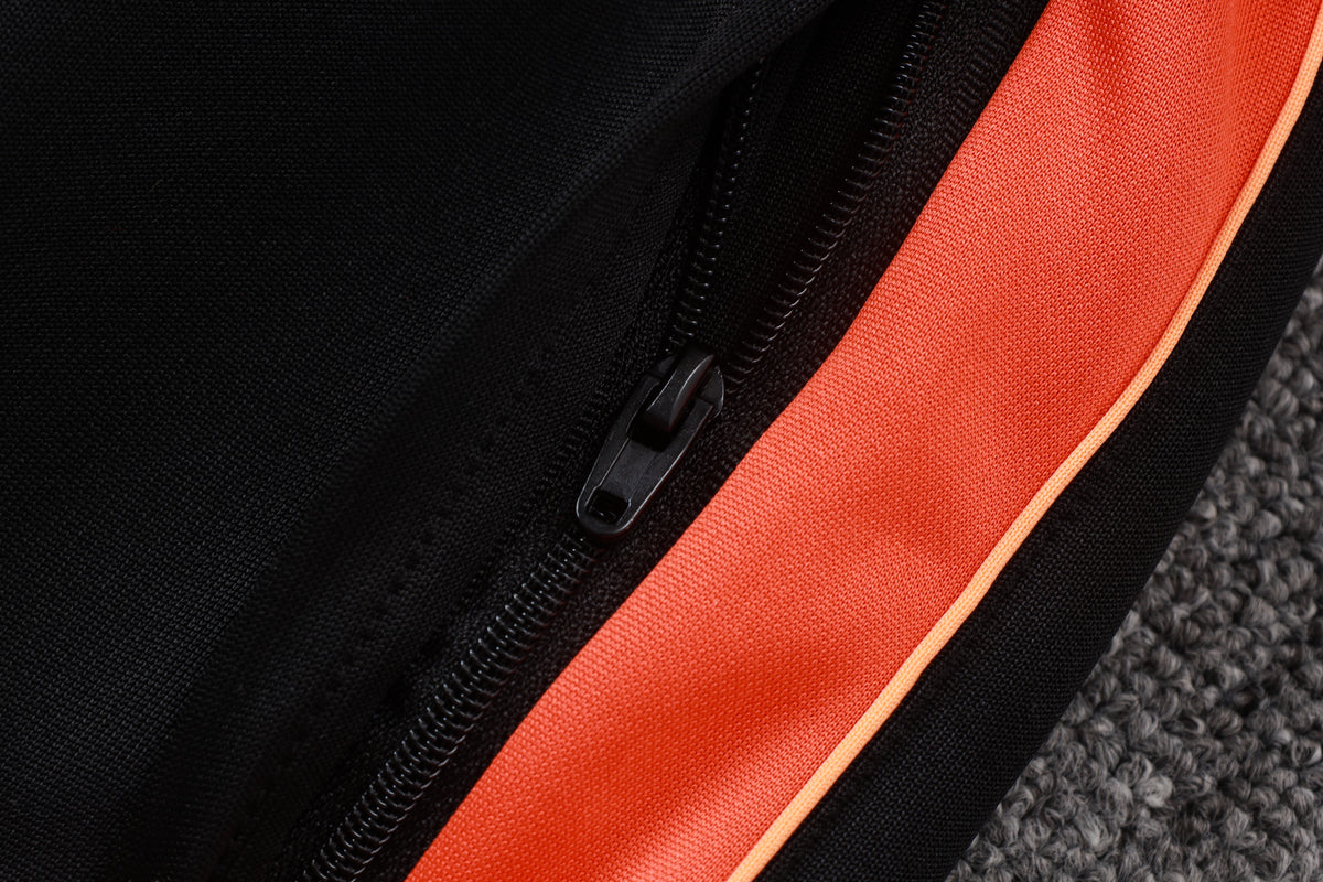 2026 Netherlands Black Full Zip Training Suit Adults Or Children