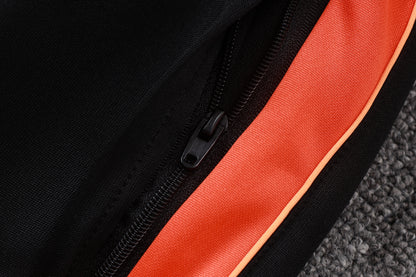 2026 Netherlands Black Full Zip Training Suit Adults Or Children