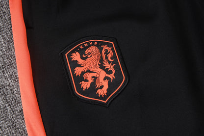 2026 Netherlands Black Full Zip Training Suit Adults Or Children