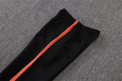 2026 Netherlands Black Full Zip Training Suit Adults Or Children