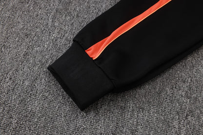 2026 Netherlands Black Full Zip Training Suit Adults Or Children