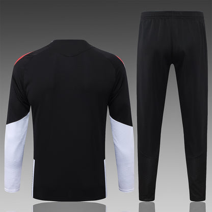 2026-27 Arsenal Black Half Zip Training Suit Adults Or Children