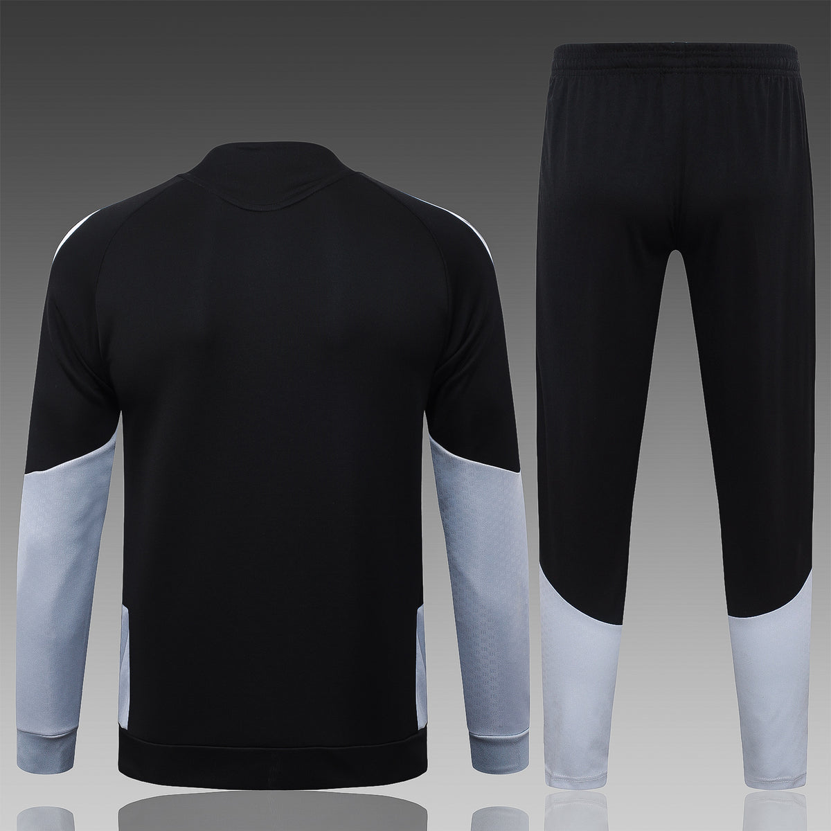 2026-27 Real Madrid Black Full Zip Training Suit Adults Or Children