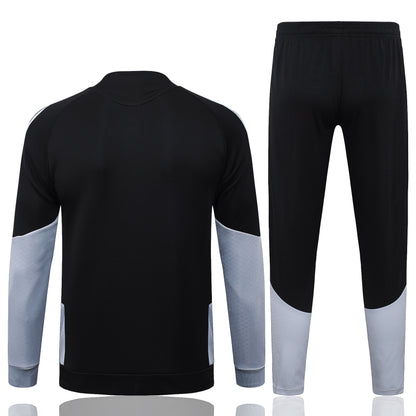 2026-27 Real Madrid Black Full Zip Training Suit Adults Or Children