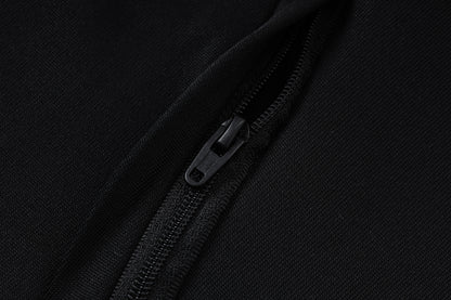 2026-27 Real Madrid Black Full Zip Training Suit Adults Or Children