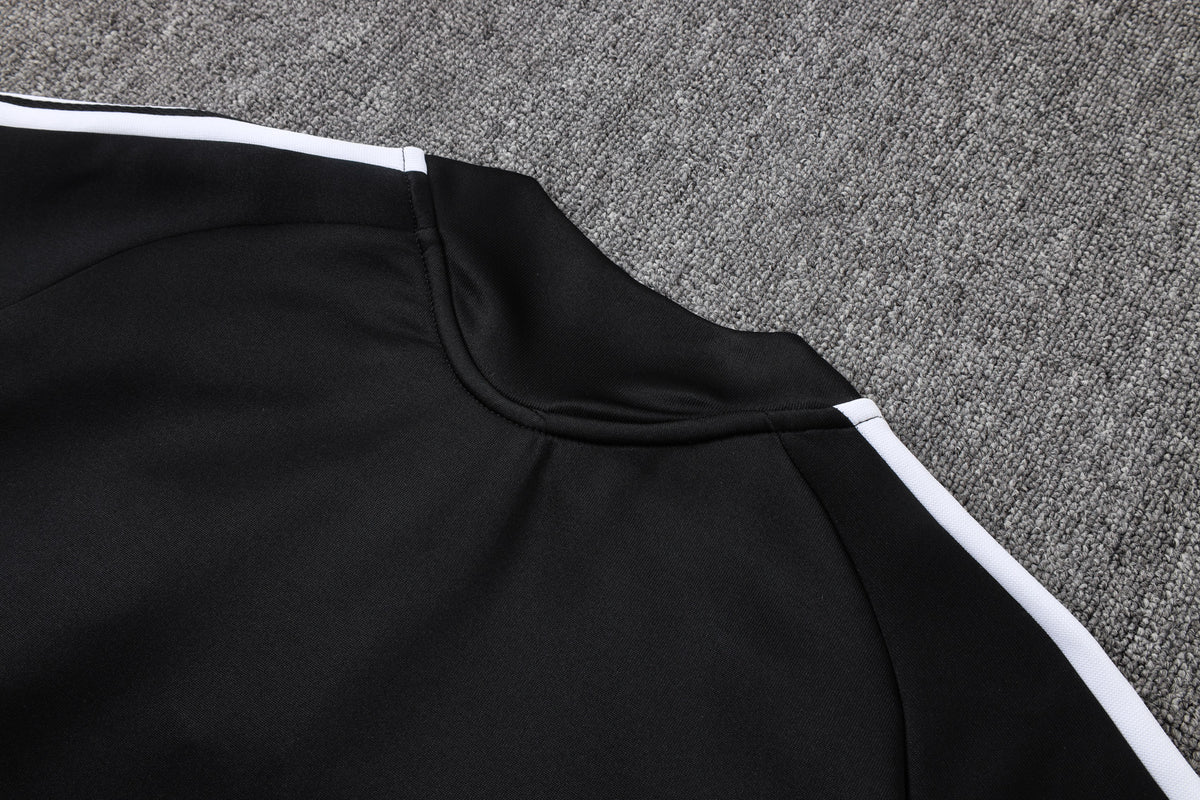 2026-27 Real Madrid Black Full Zip Training Suit Adults Or Children
