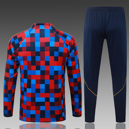2026-27 Barcelona Square Inkjet Half Zip Training Suit Adults Or Children