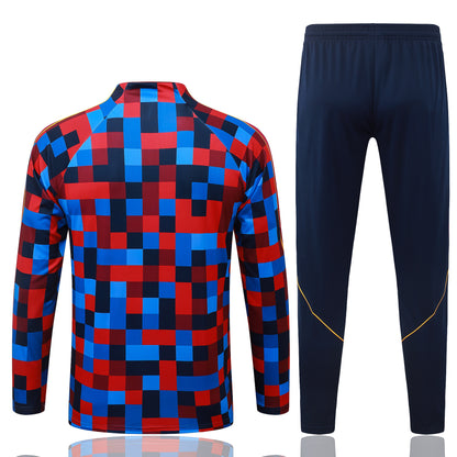 2026-27 Barcelona Square Inkjet Half Zip Training Suit Adults Or Children