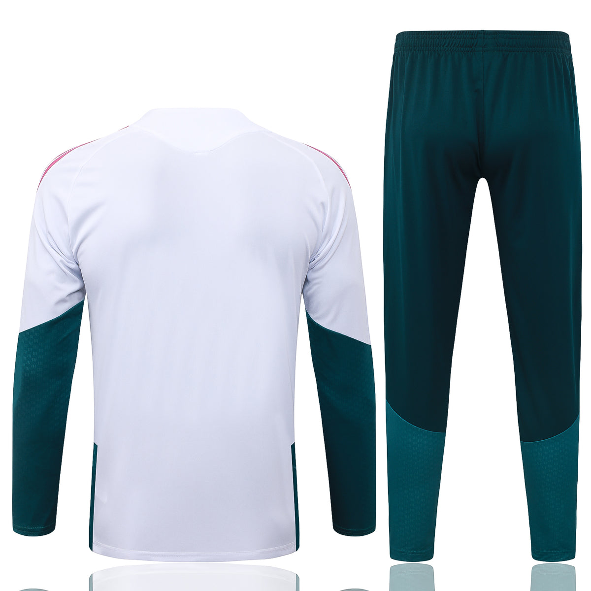 2026-27 Real Madrid White Rose Red Half Zip Training Suit Adults Or Children