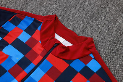 2026-27 Barcelona Square Inkjet Half Zip Training Suit Adults Or Children