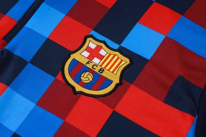 2026-27 Barcelona Square Inkjet Half Zip Training Suit Adults Or Children