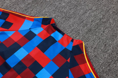 2026-27 Barcelona Square Inkjet Half Zip Training Suit Adults Or Children