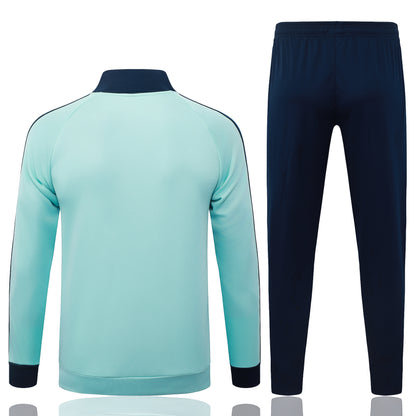 2026 Germany Light Green Full Zip Training Suit Adults Or Children