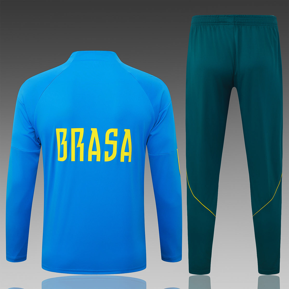 2026 Brazil Lake Blue Half Zip Training Suit Adults Or Children