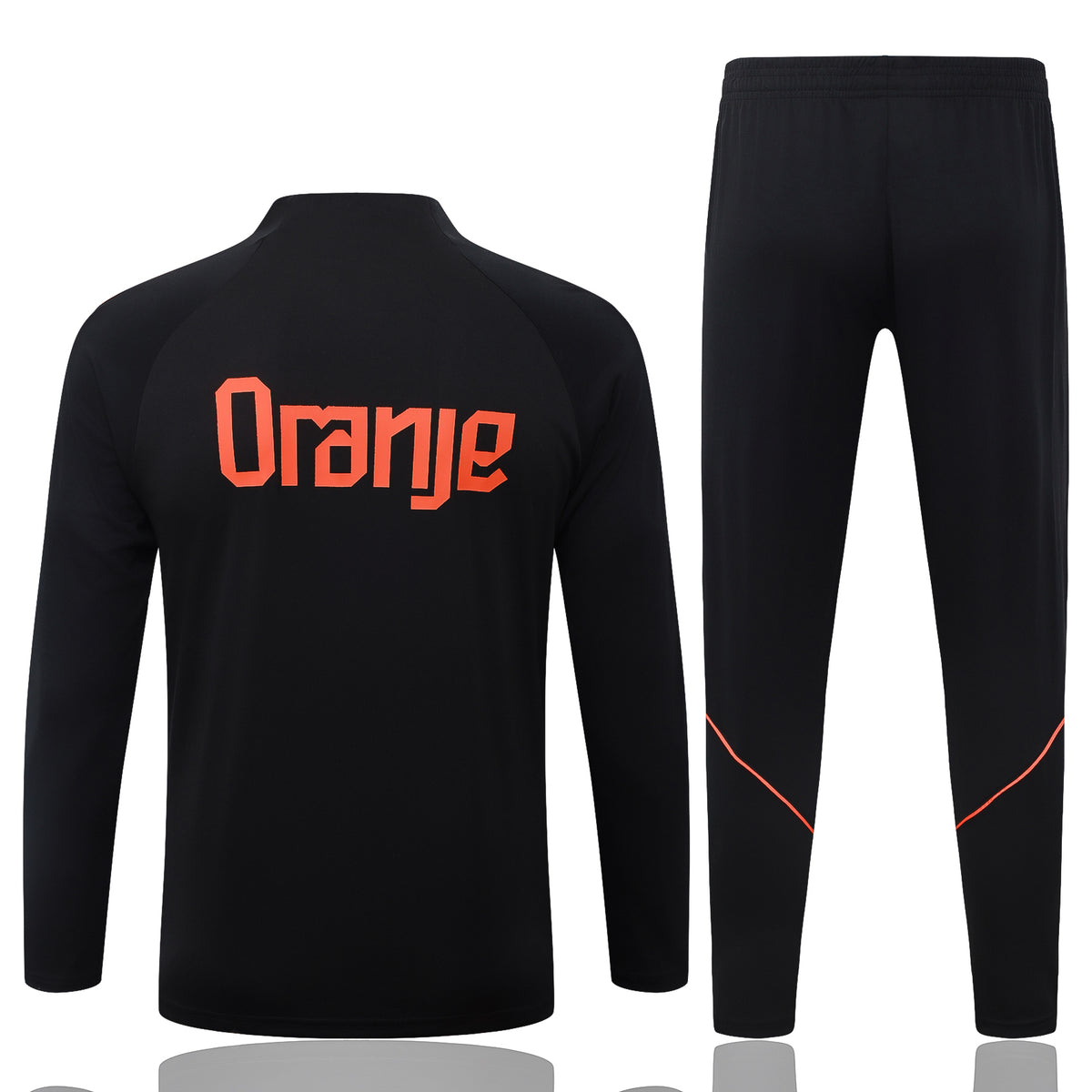 2026 Netherlands Black Half Zip Training Suit Adults Or Children