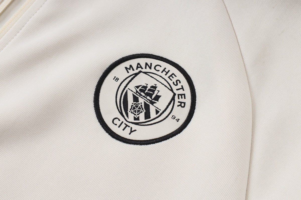 2026-27 Manchester City Beige Full Zip Training Suit Adults Or Children