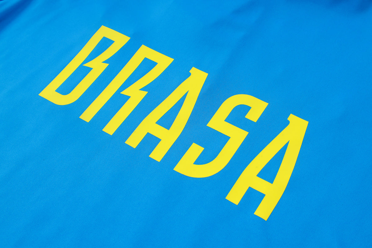 2026 Brazil Lake Blue Half Zip Training Suit Adults Or Children