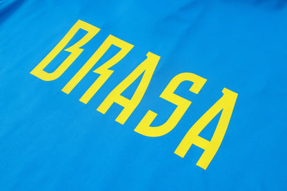 2026 Brazil Lake Blue Half Zip Training Suit Adults Or Children