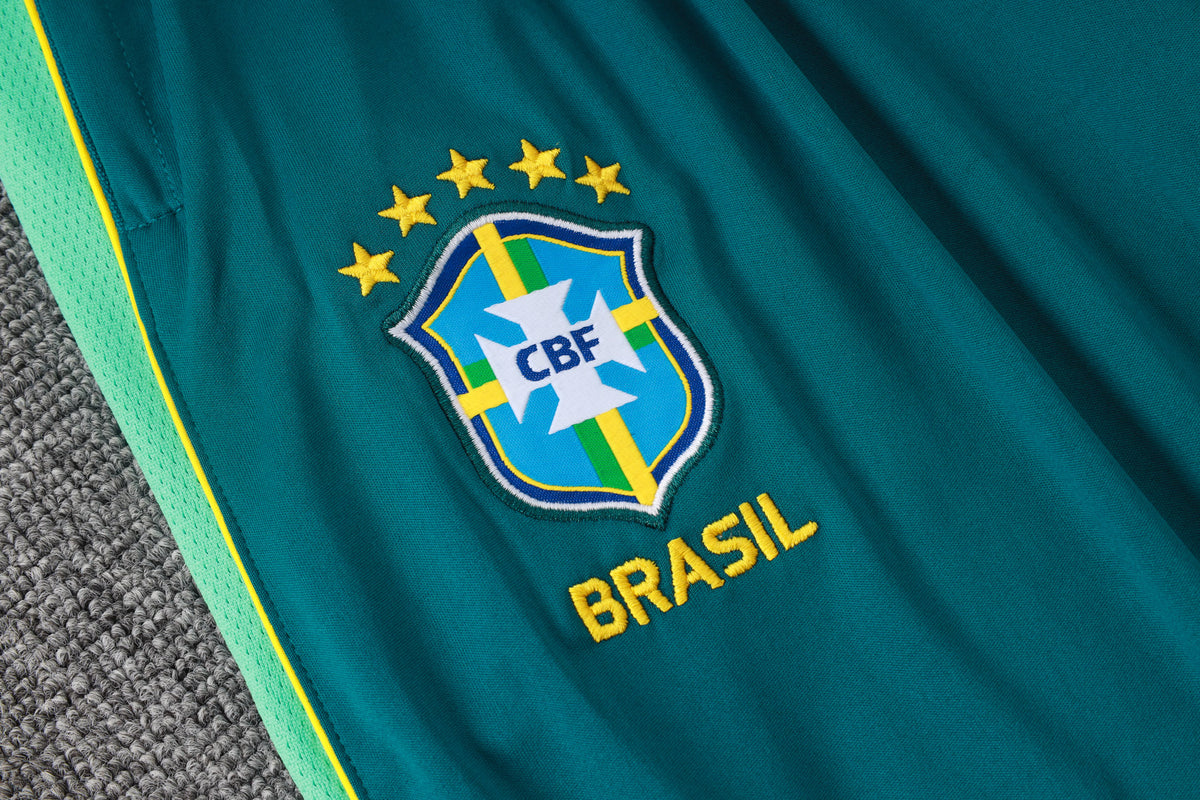 2026 Brazil Lake Blue Half Zip Training Suit Adults Or Children