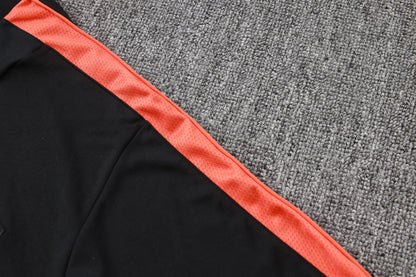2026 Netherlands Black Half Zip Training Suit Adults Or Children