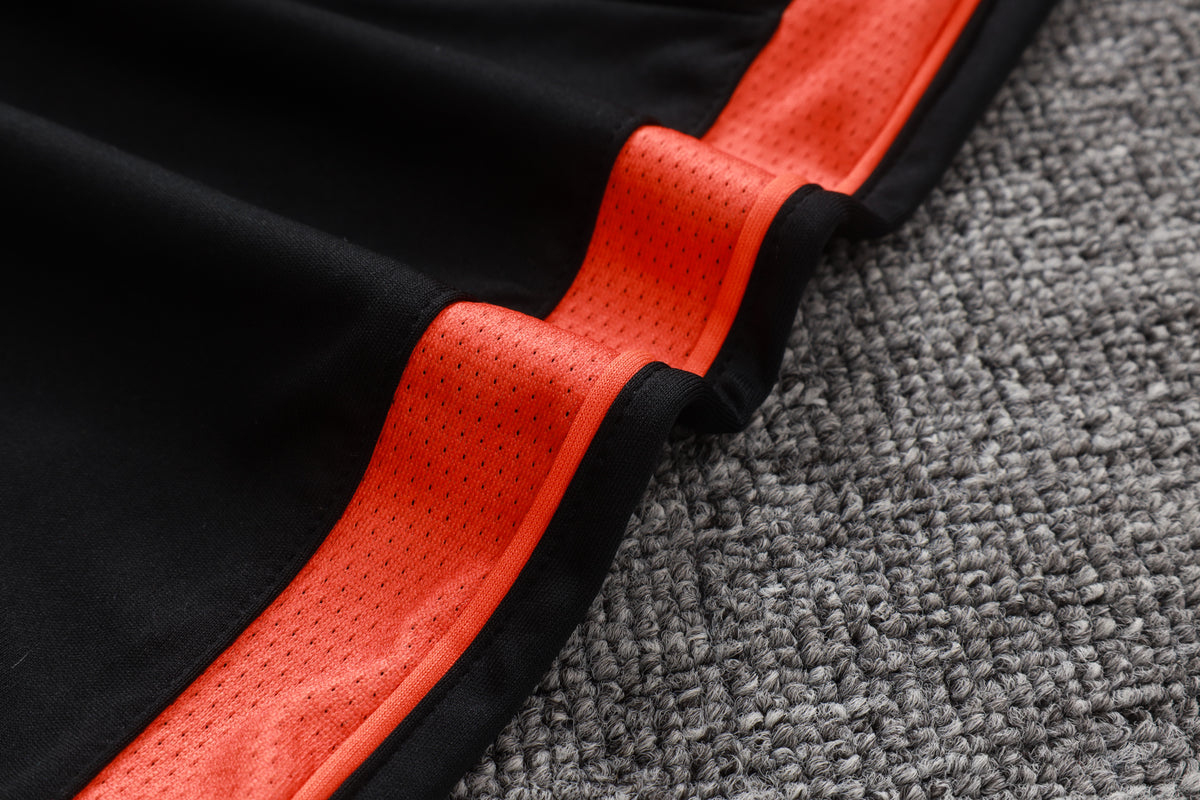 2026 Netherlands Black Half Zip Training Suit Adults Or Children