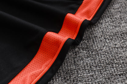 2026 Netherlands Black Half Zip Training Suit Adults Or Children