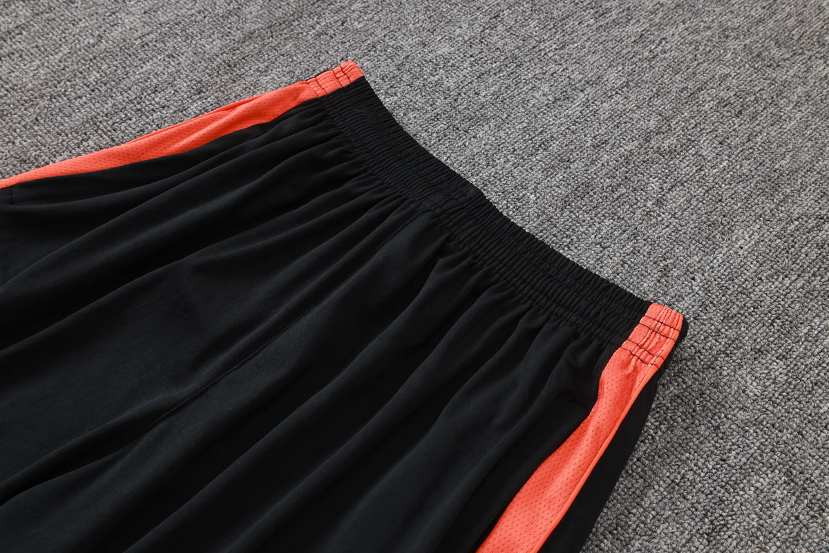 2026 Netherlands Black Half Zip Training Suit Adults Or Children