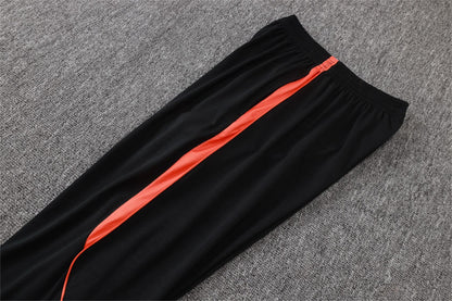 2026 Netherlands Black Half Zip Training Suit Adults Or Children